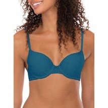 No Boundaries Women&#39;s Juniors Allover Lace Push Up Bra Size 34DD Corsair Blue - £9.97 GBP