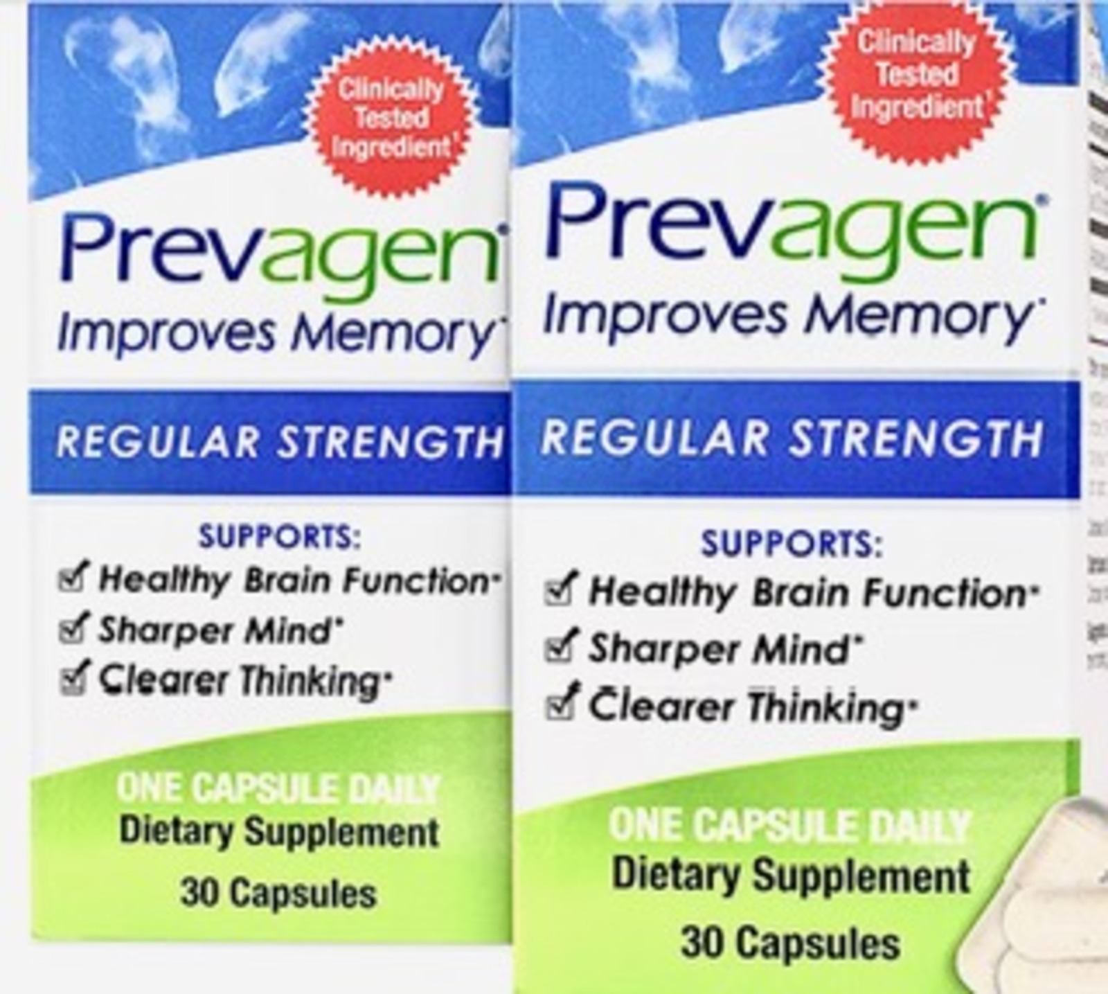 PREVAGEN 2Pack REGULAR STRENGTH MEMORY PERFORMANCE SUPPLEMENT 30CAP - $49.99