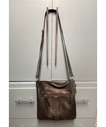 Great American Leather Works Black Leather Zip Crossbody Shoulder Bag - $336.80 MXN