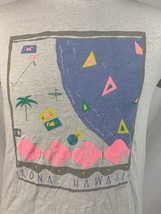 Vintage Hawaii T Shirt Single Stitch Fresh Produce USA 80s 90s Medium Kona Surf - £19.65 GBP