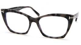 NEW TOM FORD TF5709-B 056 Gray Havana Eyeglasses Frame 54-17-140mm B42mm Italy - $191.09