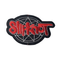 Slipknot Iron or Sew On Patch Embroidered Rock Band Jean Jacket Vest Bike - £7.59 GBP