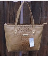 Women&#39;s Marc Fisher Croc Camel Brown Shopper Tote Handbag - $67.90 CAD