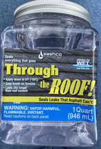 Through The Roof By Sashco Clear Elastomeric Sealant 1 Quart - $33.65