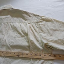 Wrangler Premium Quality Men's Short Sleeve Cotton Yellow Button Up Shirt Size L image 12