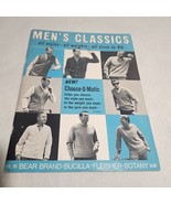 Men&#39;s Classics Vol. 96 Knitting Patterns Vests Cardigans Sweaters 1966 - $12.98