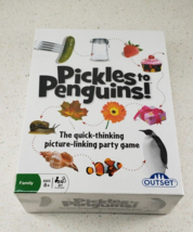 Pickles To Penguins Board Game Quick Thinking Picture Link Family Party - $16.69
