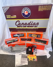 Lionel Canadian Maple Leaf Freight Set 6-30145 O Gauge Electric Train Set In Box - £337.31 GBP
