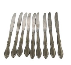 Lot Of 9 - Vtg Oneida Community Stainless Flatware Chatelaine Dinner Knives - £15.33 GBP