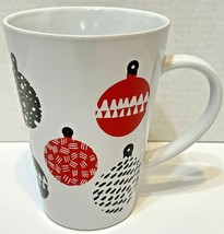 Starbucks 2016 Coffee Christmas 17.24 oz Ornaments Red Black White Mug - £13.03 GBP