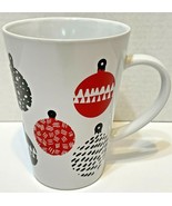 Starbucks 2016 Coffee Christmas 17.24 oz Ornaments Red Black White Mug - £13.03 GBP