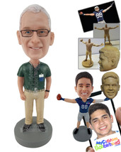 Personalized Bobblehead Man With Casual Shirt And Pants - Careers &amp; Professional - £72.72 GBP