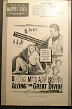 Kirk Douglas,Virginia Mayo (Along The Great Divide) 1951 Movie Pressbook - £124.27 GBP
