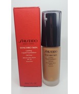 NIB Shiseido Synchro Skin Lasting Liquid Foundation Oil Free Neutral 5, ... - $17.99