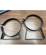 NOS Nitrous Bottle Brackets for 10 or 15lb Black Powder Coated Steel USED - $49.99