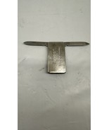 Money Clip w/ Pocket Knife Nail File Stamped ANCEF Stainless - $17.99 CAD