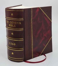 The Geneva Bible 1560 1560 [Leather Bound] by God - £199.26 GBP