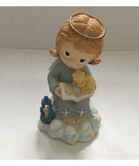 1998 Angel girl figurine friendship is a purrfect feeling whispers from ... - €17,15 EUR