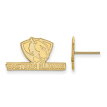 SS w/GP Eastern Illinois University Small Post Earrings - $75.00