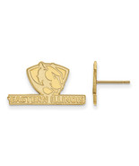 SS w/GP Eastern Illinois University Small Post Earrings - $103.31 CAD