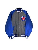 Men’s Chicago Cubs Vintage Mitchell & Ness Wool Blend Button Jacket Size XL NICE - £174.63 GBP