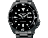 Seiko 5 Sports Full Stainless Steel Black IP 42.5mm Automatic Watch SRPD... - $213.75