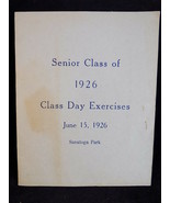 1926 Pottsburg High School Class Day Exercises June 15, 1926 Pamphlet RARE! - $221.47 MXN