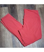 Lululemon Leggings Women’s Size 12 Pink Coral High Rise Yoga Athletic Pants - €21,45 EUR