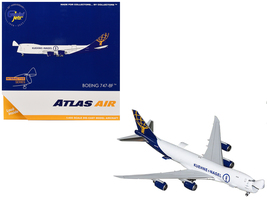 Boeing 747-8F Commercial Aircraft &quot;Atlas Air - Kuehne+Nagel&quot; (N862GT) White with - $91.20