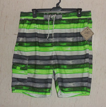 NWT MENS Paradise Collection STRIPE BOARD SHORTS / SWIM TRUNKS   SIZE XL - £19.83 GBP