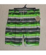 NWT MENS Paradise Collection STRIPE BOARD SHORTS / SWIM TRUNKS   SIZE XL - $466.44 MXN