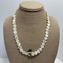 Vintage 1960&#39;s 70&#39;s Mother of Pearl Necklace by CNI - $19.95