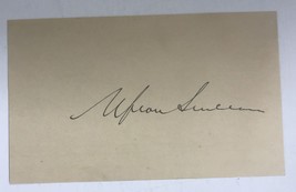 Upton Sinclair (d. 1968) Signed Autographed Vintage 3x5 Index Card - Mueller COA - £157.28 GBP