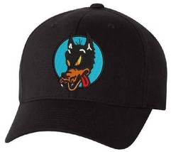 Wolf Embroidered Flex fit Ball Cap Black, Navy or Olive - Various Sizes - $24.99
