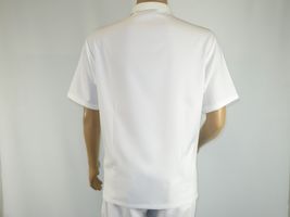 Men Silversilk 2pc walking leisure Matching Suit Italian woven knits 51016 White image 6