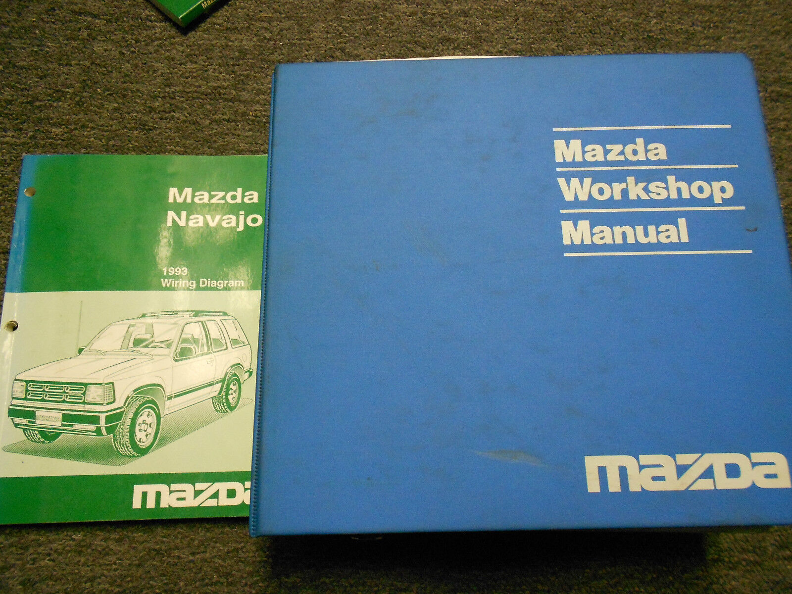 1993 Mazda Navajo Servizio Riparazione Negozio Manuale Set Fabbrica OEM Books - $14.94