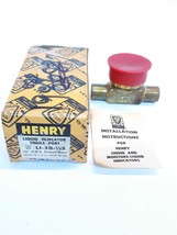 Henry Valve Co LI-30-½S Controlling Flow Liquid Indicator 1/2&quot;  - $23.99