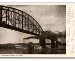 Negozianti Ponte st Louis Missouri MO Udb Cartolina - $5.08