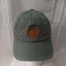 Brookfield Zoo Lion Spellout Hat Strapback Cap Gray Green Slouch Dad Adj... - £12.46 GBP