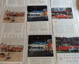 Lot of 28 Vintage Lincoln  1950&#39;s  Vintage Print Advertisements. Originals. - £15.52 GBP