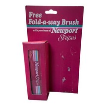 Newport Cigarettes Promo Pink Fold-Away Brush Lorillard Advertisement - £5.45 GBP