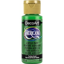 DecoArt, Festive Green, Americana Acrylic Paint, 2 oz. - $4.51