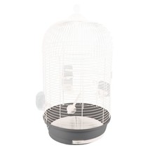 FLAMINGO Parakeet Cage Sanna 2 35x35x67 cm White - £67.42 GBP