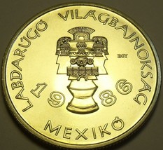 Rare Gem Unc Hungary 1985 100 Forint~Mexican Artifacts~World Cup~30K Minted~Fr/S - £15.80 GBP