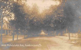 Philadelphia Avenue Chambersburg Pennsylvania 1909 RPPC Real Photo postcard - £11.69 GBP