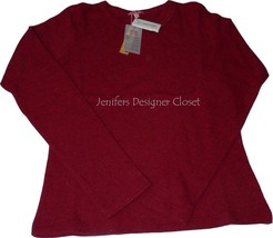 NWT ROBERTO CAVALLI Angels M/168 designer pullover sweater wine girls top - £51.32 GBP