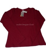 NWT ROBERTO CAVALLI Angels M/168 designer pullover sweater wine girls top - $64.01