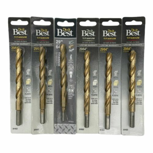 Primary image for Do it Best Titanium 29/64” 11, 6mm 351822 (Pack of 6)