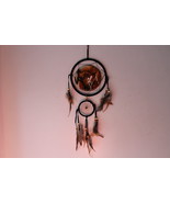 DREAMCATCHER INDIAN WITH A PICTURE OF HORSES HORSE 2 RINGS (KIN123) - £8.01 GBP