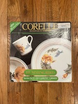 New Vintage 90s Corelle Hummingbird Dinnerware Dish Dining 20 Piece Set Lot - $175.21